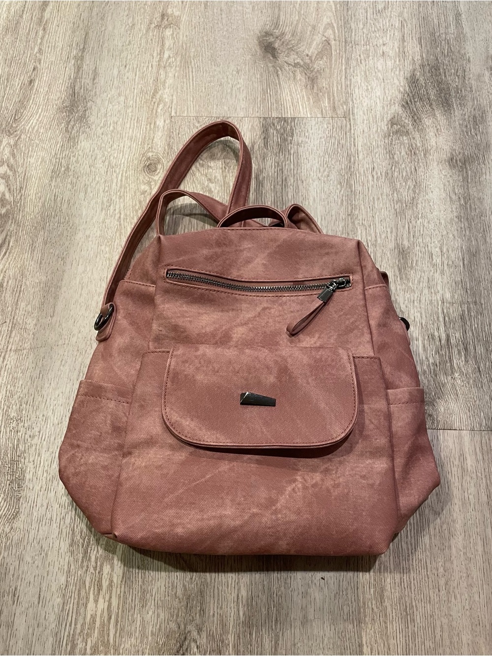 Dusty Rose Casual Backpack Purse